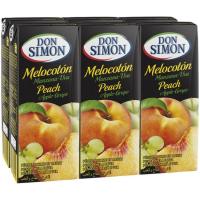 Suc de préssec-raïm DON SIMON, pack 6x20 cl