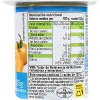 Iogurt desnatat sabor llimona EROSKI basic, pack 4x125 g