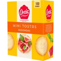 Mini tortes rodones ORTIZ, caixa 100 g