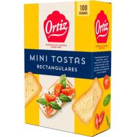 Mini tostas ORTIZ, caja 100 g