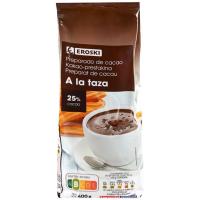 Preparado de cacao a la taza EROSKI, paquete 400 g