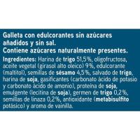 Galeta sense sal-sense sucre EROSKI, caixa 600 g