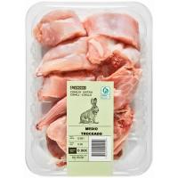 1/2 Conejo troceado EROSKI, bandeja aprox. 670 g