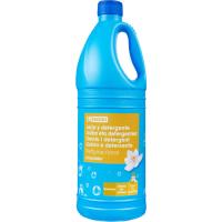 Lejia amb detergent floral EROSKI, garrafa 2 litres