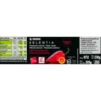 Pebrot de piquillo D.O. Lodosa EROSKI SELEQTIA, flascó 205 g