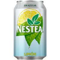 Refresc de te a la llimona sense sucre NESTEA, llauna 33 cl