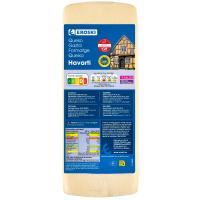 Queso barra Havarti IGP 60% MG EROSKI, al corte, compra mínima 250 g