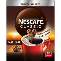 Cafè soluble natural NESCAFÉ, caixa 10 sobres