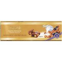 Xocolata amb llet-avellana-passes LINDT Or, tauleta 300 g