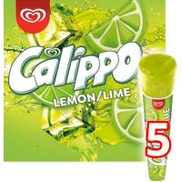 Gelat de llima-llimona CALIPPO, 5 u, caixa 525 g