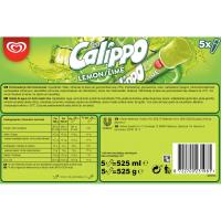 Gelat de llima-llimona CALIPPO, 5 u, caixa 525 g