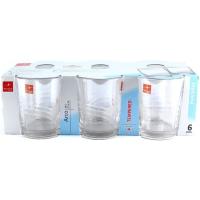 Vaso de agua Arco, cristal transparente, 28 cl BORMIOLI, pack 6 uds