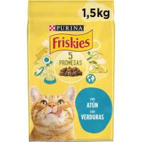 Aliment de salmó-truita-tonyina gat adult FRISKIES, sac 1,5 kg