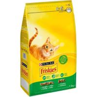 Aliment de conill-pollastre-verdura gat FRISKIES, sac 1,5 kg