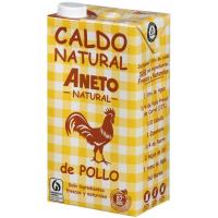 Brou natural de pollastre ANETO, brik 1 litre