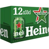 Cervesa HEINEKEN, pack llauna 12x33 cl