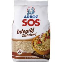 Arròs integral SOS, paquet 1 kg