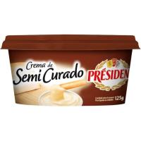 Crema de formatge semicurat PRESIDENT, terrina 125 g