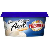 Crema al queso azul PRESIDENT, tarrina 125 g