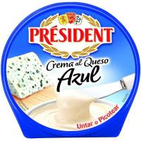 Crema al queso azul PRESIDENT, tarrina 125 g