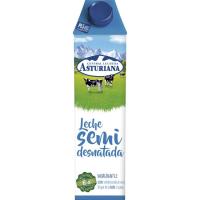 Llet semidesnatada ASTURIANA, brik 1 litre