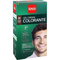 Tinte para hombre N.30 castaño oscuro KERZO, caja 1 ud