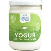 Yogur natural de cabra CANTERO de LETUR, frasco 420 g 