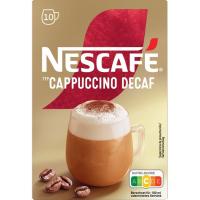 Cafè cappuccino descafeïnat NESCAFÉ Gold, caixa 10 sobres