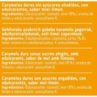 Caramel de mel-llimona sense sucre EROSKI, bossa 90 g