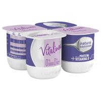 Leche fermentada desnat. natural edulcorado DANONE, pack 4x120 g