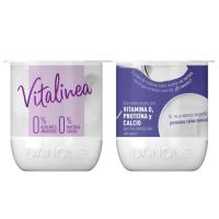 Leche fermentada desnat. natural edulcorado DANONE, pack 4x120 g
