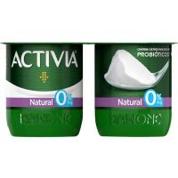 Activia 0% natural DANONE, pack 4x120 g