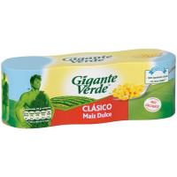 Maíz dulce GIGANTE VERDE, pack 3x140 g