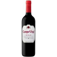 Vino Tinto Tempranillo Rioja CAMPO VIEJO, botella 75 cl