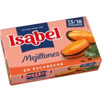 Musclo en escabetx 13/18 peces ISABEL, llauna 115 g