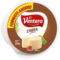 Queso tierno de cabra mini EL VENTERO, pieza 550 g