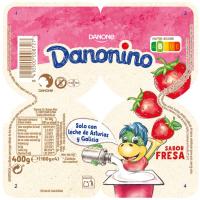 Danonino Maxi Petit de fresa DANONE, pack 4x100 g