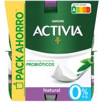 Activia 0% natural DANONE, pack 8x120 g