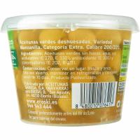 Olives camamilla sense os EROSKI, flascó 250 g