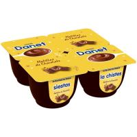 Natilles de xocolata DANONE Danet, pack 4x120 g