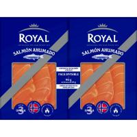 Salmón ahumado ROYAL, pack 2x45 g