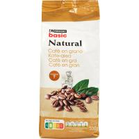 Cafè en gra natural EROSKI basic, paquet 500 g