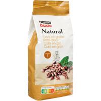 Cafè en gra natural EROSKI basic, paquet 500 g