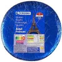 Formatge blau EROSKI, al tall, compra mínima 250 g