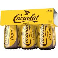 Batido de cacao CACAOLAT, pack botellín 6x200 ml