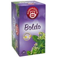 Hojas de boldo POMPADOUR, caja 20 sobres