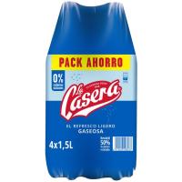 Gasosa LA CASERA, pack 4x1,5 litres