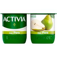 Activia amb pera DANONE, pack 4x120 g