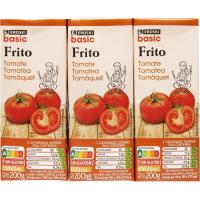 Tomàquet fregit EROSKI BASIC, pack 3x200 g