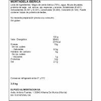 Mortadel·la ibèrica EL POZO, al tall, compra mínima 100 g